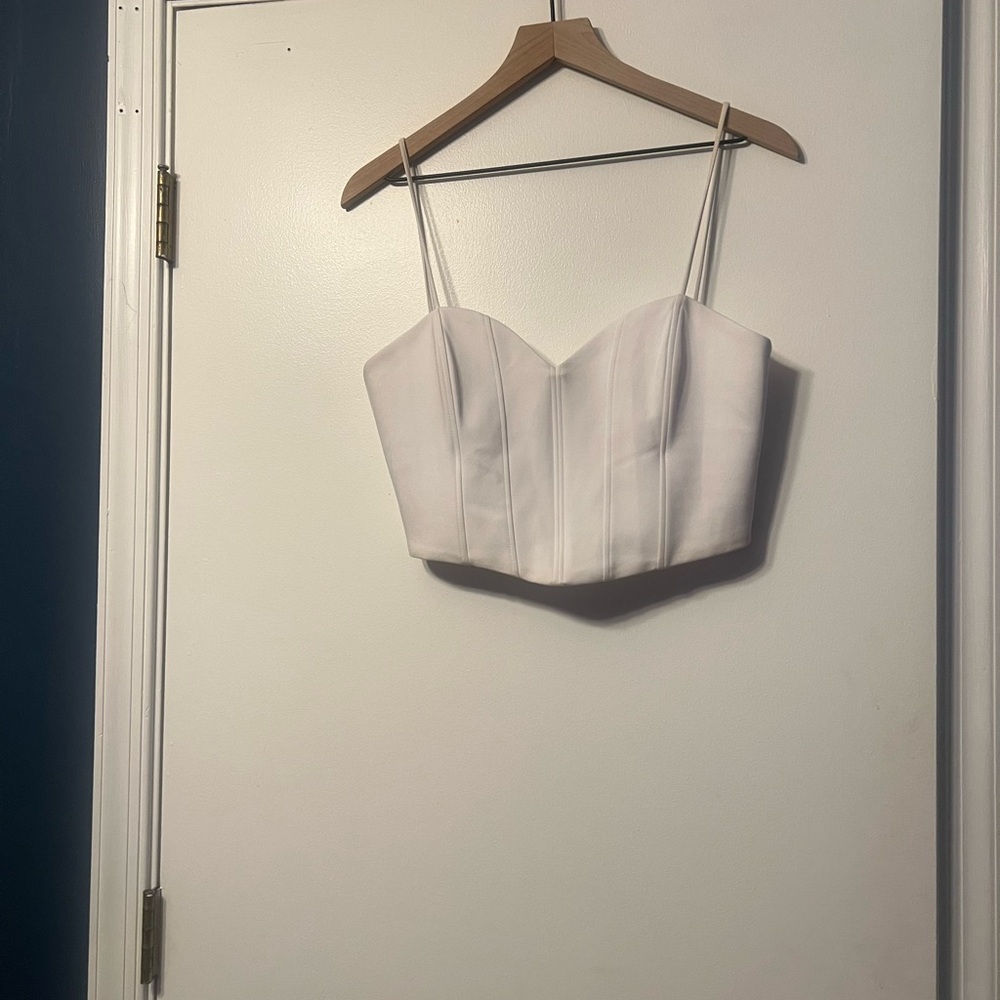 White Corset Top